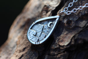EXPLORE Sterling Silver Mountains Necklace