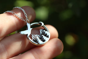 WILDERNESS WITHIN Handmade Sterling Silver Necklace
