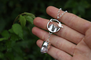 WILDERNESS WITCH Handmade Sterling Silver Necklace