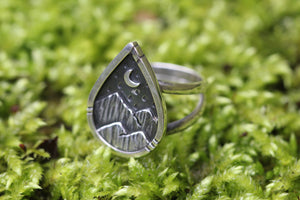 Sterling Silver EXPLORE Ring