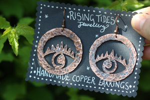 AWAKEN Handmade Copper Earrings