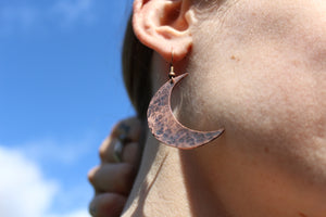 MOONRISE Handmade Copper Earrings
