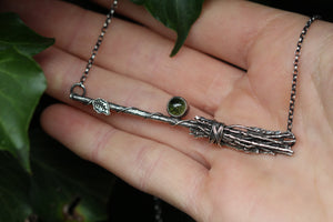 GREEN WITCH Sterling Silver Necklace