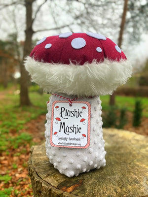 Giant Plushie Mushie - Handmade Plush Mushroom