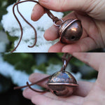 KRAMPUS BELL - Handmade Copper Jingle Bell Ornament (Made to Order)