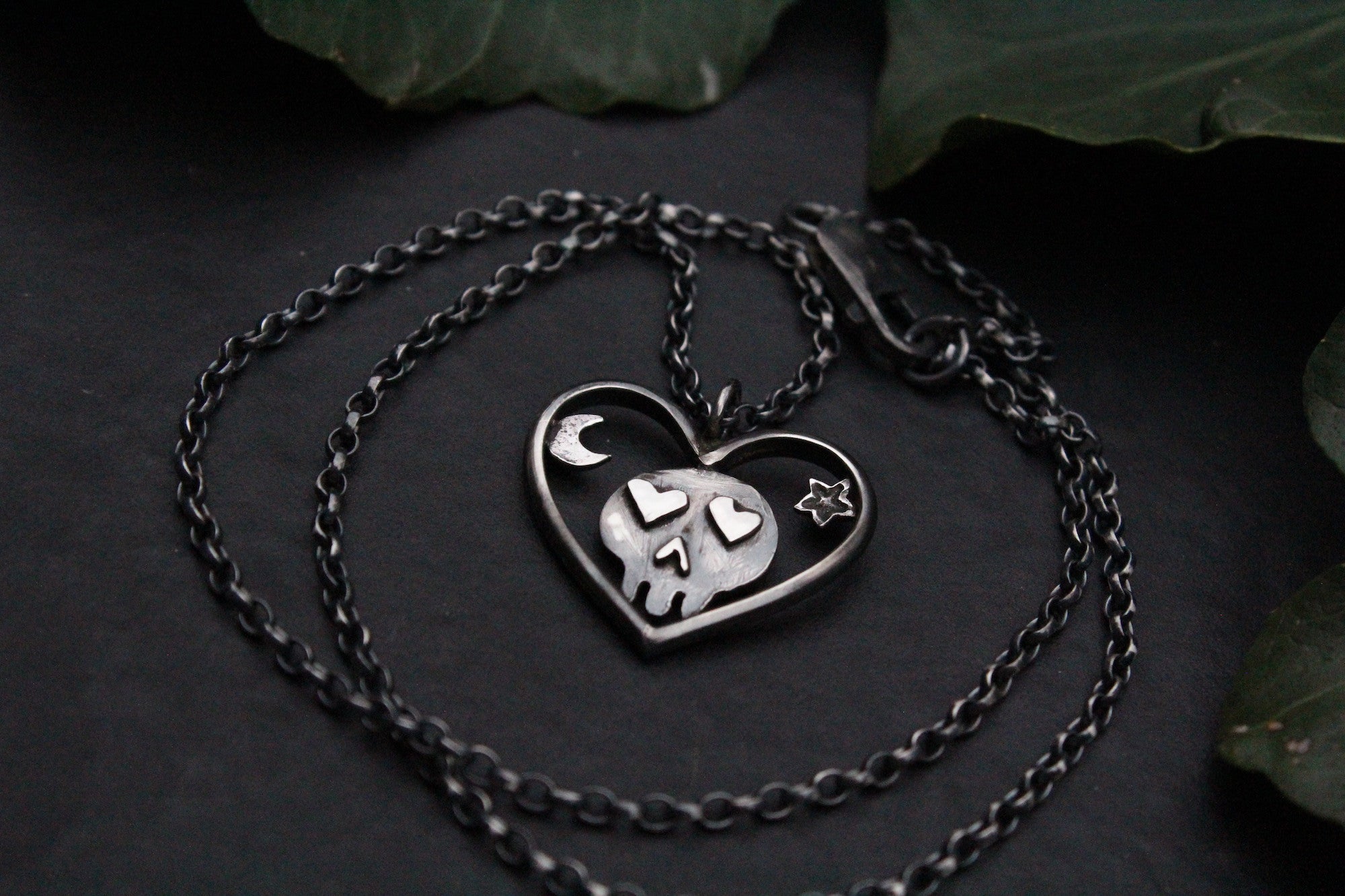 SPOOKY LOVE no.1 Handmade Sterling Silver Necklace