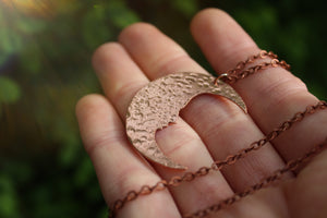 MAMALUNA Handmade Recycled Copper Necklace