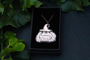 WISE OLD TOAD- Handmade Recycled Copper Necklace
