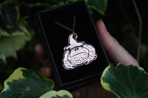 WISE OLD TOAD- Handmade Recycled Copper Necklace