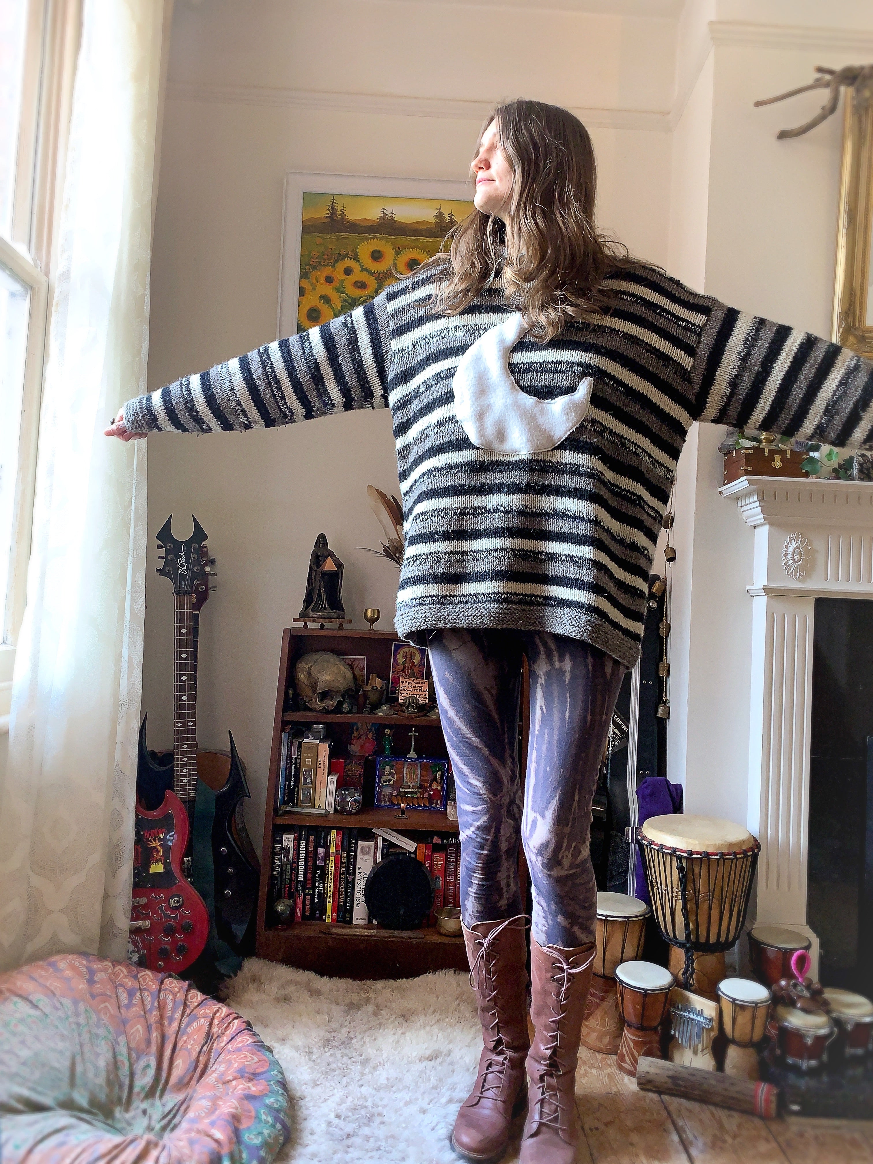 MOONLIGHT Reworked Fairtrade Knitted Wool Sweater
